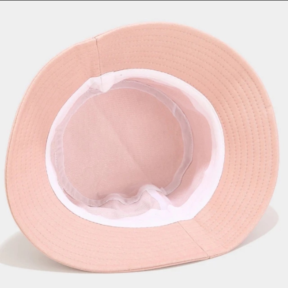 ❤️ 🆕 Smile Face Cotton Bucket Hat Cap Candy Color Stitched bucket hat - Picture 2 of 4